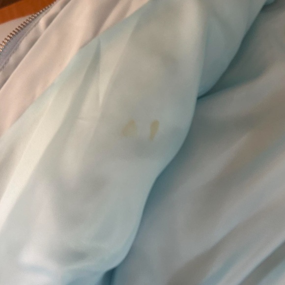 Light Blue Women's Puffer Jacket - Picture 7 of 8